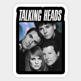 Vintage Talking Heads Sticker